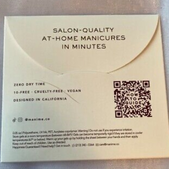 Copy - NEW MANIME Standard Size Stick On Gels-Salon Quality, Ombre-VEGAN & CRUE… - Picture 4 of 4